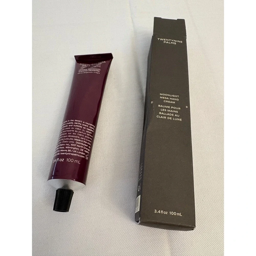Twentynine Palms Moonlight Mesa‎ Hand Cream. New in box 100 ml